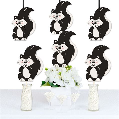 Big Dot of Happiness Little Stinker - Decorations DIY Woodland Skunk ...
