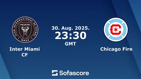 Inter Miami CF vs Chicago Fire live score, H2H and lineups | Sofascore