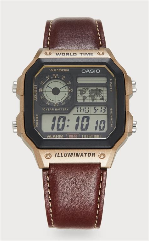 CASIO AE 1200 LEATHER – rdwatch collection