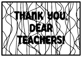 THANK YOU, DEAR TEACHERS! Galaxy Coloring Pages, Galaxy Classroom ...