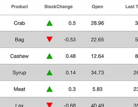 Image result for DataGrid iOS