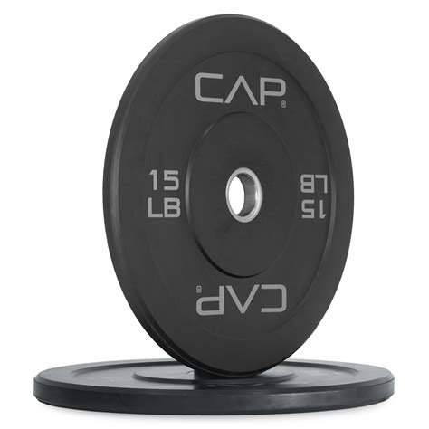 Snapklik.com : CAP Barbell Economy Olympic Bumper Plate Set