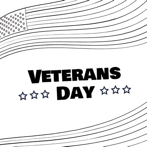 Free Veterans Day Drawing to Customize and Download