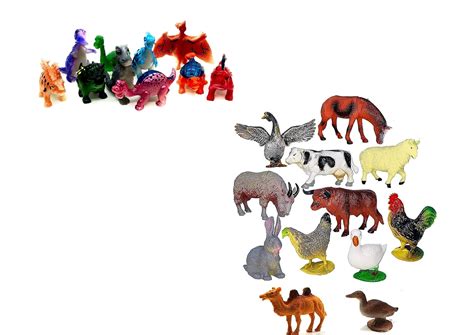 Buy ZVEZDA 27 pcs Wildlife Model Children Puzzle Early Education Gift ...