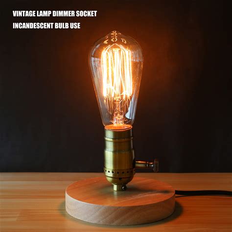 Buy Antique Full Range Dimmer Socket Incandescent Lamp Holder Vintage ...