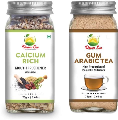 Dawn Lee Gum Arabic Tea Chai 100% Natural & Calcium Rich Mouth ...