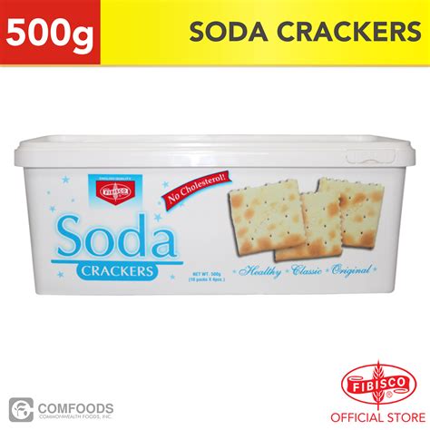 FIBISCO Soda Crackers 500g | Lazada PH
