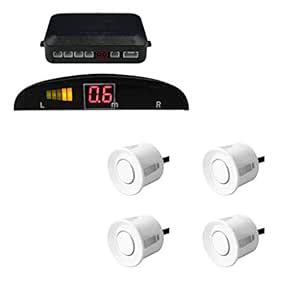 AUTONEST Reverse Car Parking Sensor LED Display (Set of 4) (White) for ...
