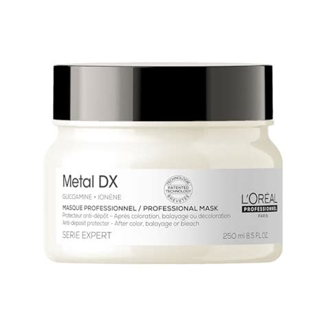 L’Oréal Professionnel Metal DX Hair Mask, 250gm | Anti-Deposit Protect ...