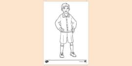 Tom Colouring Sheet - Resources (teacher made) - Twinkl