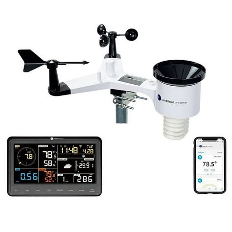 Ambient Weather, Weather Station, WS-2902, Wi-Fi Remote Monitoring ...