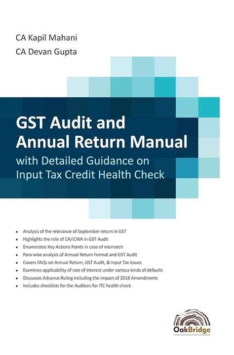 Buy GST Audit and Annual Return Manual: With Free Updated Supplement ...