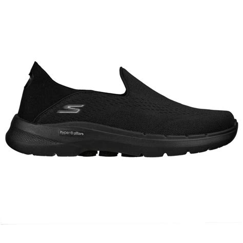 SKECHERS Go Walk 6 - Traverse Black Walking Slip On - Price History