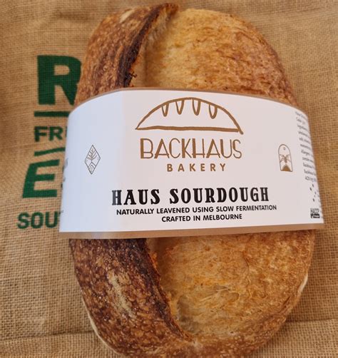 Bread-Haus Sourdough 900g ( Backhaus Bakery) – Rod's Fruit and Veg