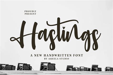 Hastings Font by Aqeela Studio · Creative Fabrica