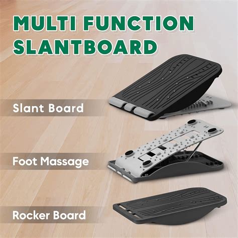 Buy INFIDEZ 3-in-1 Adjustable Incline Slant Board for Calf Stretching ...