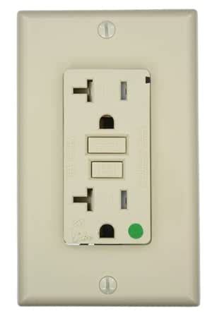 Leviton 20-Amp, 125-Volt, Smartlock Pro Duplex Receptacle, Hospital ...