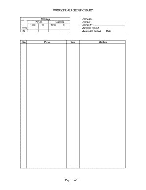 Fillable Online WORKER-MACHINE CHART - Drake CBPA Fax Email Print ...