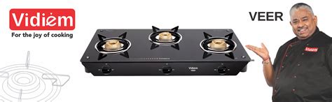 Buy Vidiem veer 3b | 3 Burner Stainless Steel Gas Stove