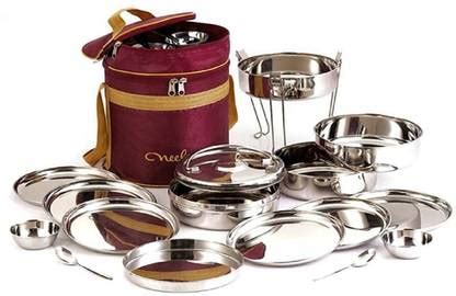 Flipkart.com | NEELAM Travelling , Picnic Tiffin Box Set of 26Pcs No-12 ...