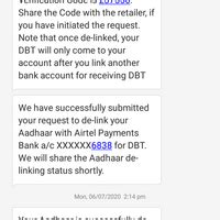 National Payments Corporation of India [NPCI] — Aadhar linking | 2669906
