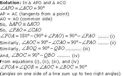 NCERT Solutions for Class 10 Circles - PDF Download