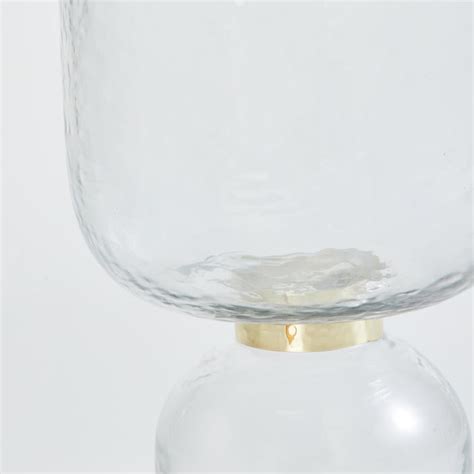 Buy Splendid Modern Luxe Glass Hammered Vase from Home Centre at just ...