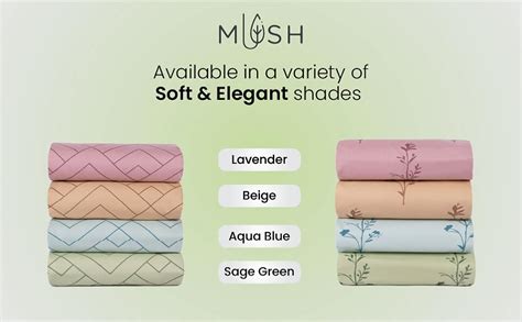 Mush Bamboo King Size Bedsheet with 2 Pillow Covers | 100x106 in | 300 ...