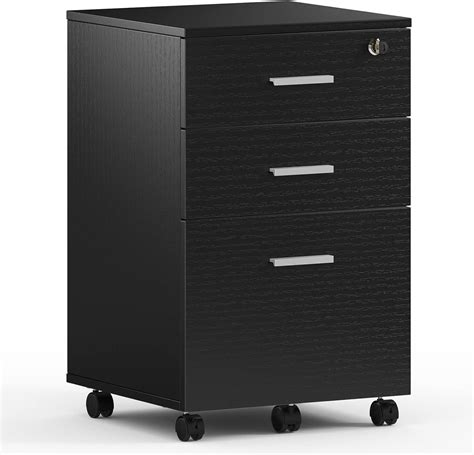 Amazon.com: Maxtown 3 Drawer File Cabinet, Wood Filing Cabinet for Home ...