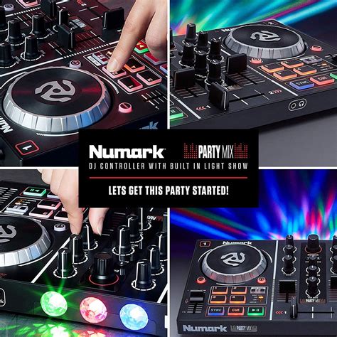 Numark Beginners DJ Controller for Serato DJ Intro With 2 Channels ...