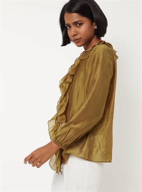 Buy Women Ruffles Top Online at just Rs. 999.0 - 1000016281030 | Max ...