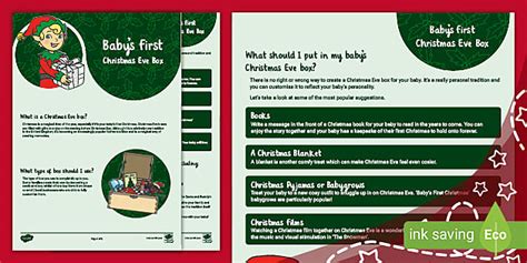Christmas Eve Box Ideas for Kids - Twinkl