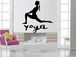 VVWV Yoga Healthy Life Sport Wall Art Decor Vinyl Wall Stickers L x H ...