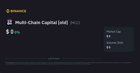 Multi-Chain Capital [old] Price | MCC to USD Converter, Chart and News