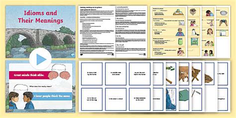 Comprehensive Lesson Plan for Idioms | Twinkl (teacher made)