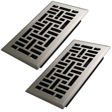Howeall 4x8 Inches 2 Pack Heavy Duty Walkable Floor Register Easy ...
