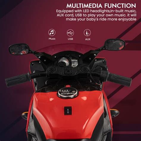 baybee R1 Racer (12V Battery) Operated Bike for Kids (1 Motor) Bike for ...