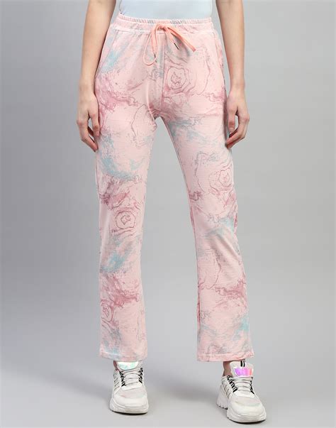 Buy Women Pink Printed Regular Fit Lower Online in India - Monte Carlo
