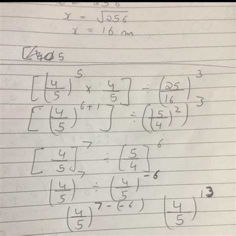 [(4/5)⁵×4/5]÷(25/16)³ simplify this question - Brainly.in