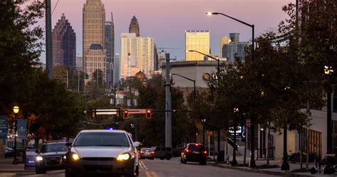 14th Street and Atlanta skyline in West Midtown on November 17, 2022