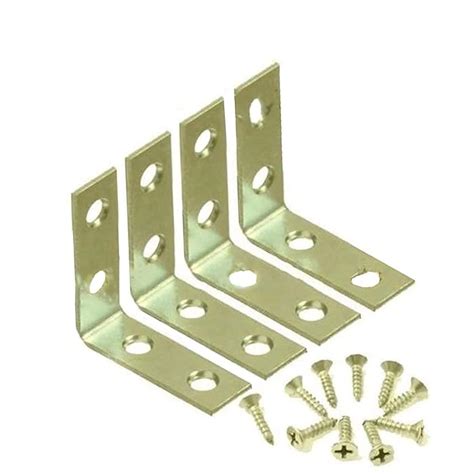 Buy 2" inch L" Corner Brace Joint Angle Bracket L Angle Bracket - Right ...