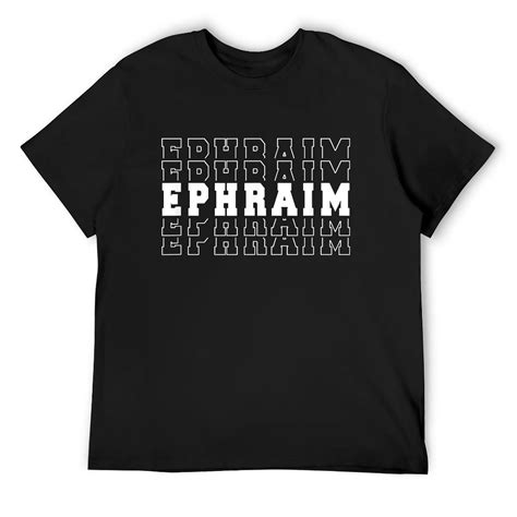 Mens Hebrew Israelite Clothing, Tribe Of Ephraim T-Shirt Black 2X-Large ...