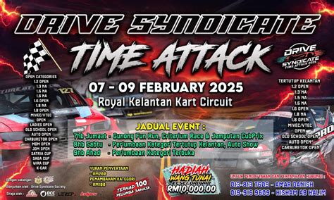DRIVE SYNDICATE TIME ATTACK 2025, Kampung Gunong, Bachok, Kota Bharu, 7 ...