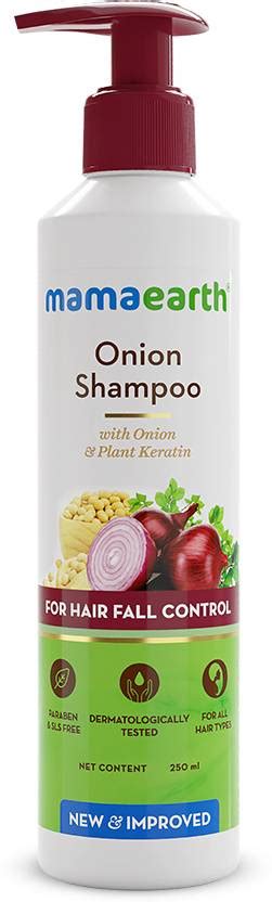 Mamaearth Onion Hair Fall Shampoo for Hair Growth & Hair Fall Control ...