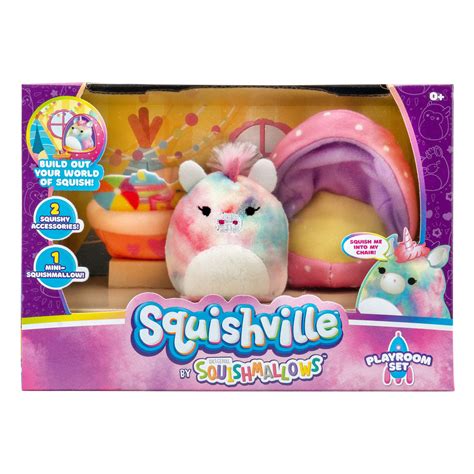 Squishville by Squishmallows SQM0061 Room Set, Playroom, Mini ...
