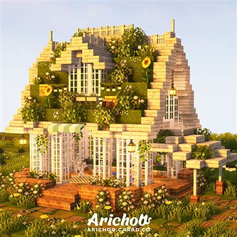 Minecraft aesthetic suburban cottage tutorial mizuno s 16 craft ...