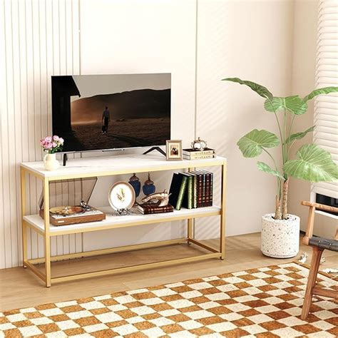 MTANK Marble Home TV Stand| Premium 3 Tier Stand for Living Room ...