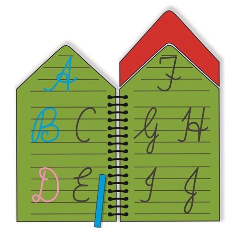 JoGenii |The Funny Mind Hut Shape Wooden A to Z Capital Cursive Letters ...