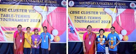 JHS student won several prizes at Table Tennis tournament