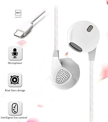 SIW USB Type C In-Ear Earphone With Microphone Heavy Bass Stereo ...